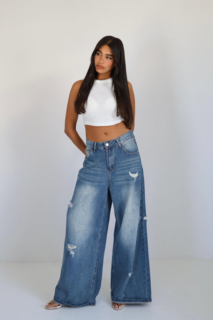 ג'ינס OVER SIZE