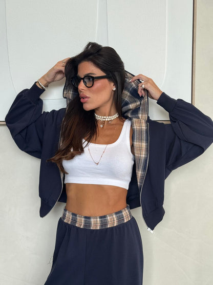 חליפת בל קפוצ'ון משבצות