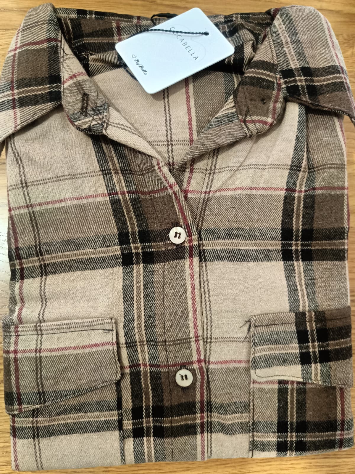 חולצת משבצות +טופ